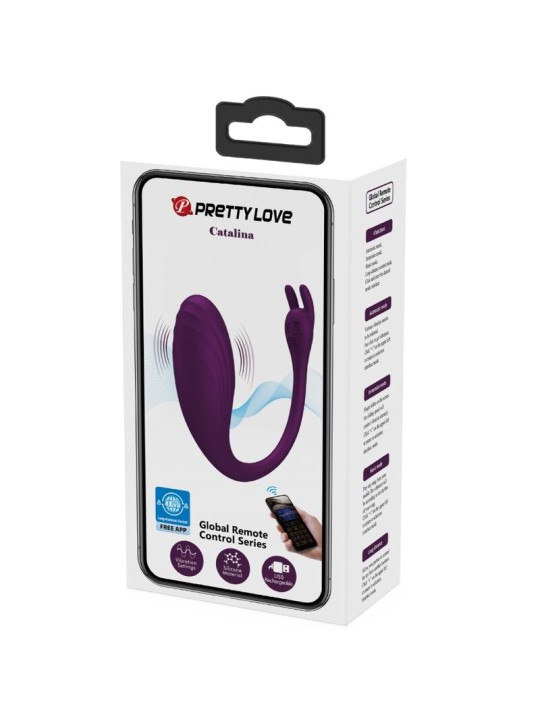 PRETTY LOVE - CATALINA VIBRADOR APP CONTROL REMOTO LILA
