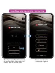 PRETTY LOVE - ELVIRA KEGEL BALLS APP CONTROL REMOTO MORADO