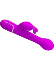PRETTY LOVE - DEJON RABBIT VIBRATOR 3 IN 1 MULTIFUNKTIONSVIOLETT
