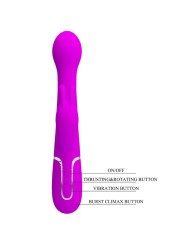 PRETTY LOVE - DEJON VIBRADOR RABBIT 3 EN 1 MULTIFUNCIÓN VIOLETA