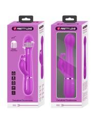 PRETTY LOVE - DEJON VIBRADOR RABBIT 3 EN 1 MULTIFUNCIÓN VIOLETA