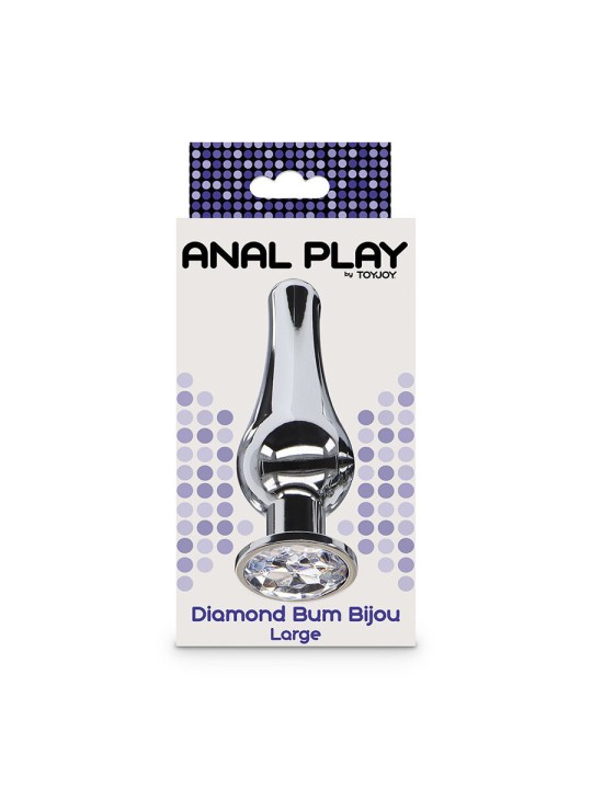 TOYJOY - ANAL PLAY DIAMANTE BUM BIJOU PLUG ANAL GRANDE