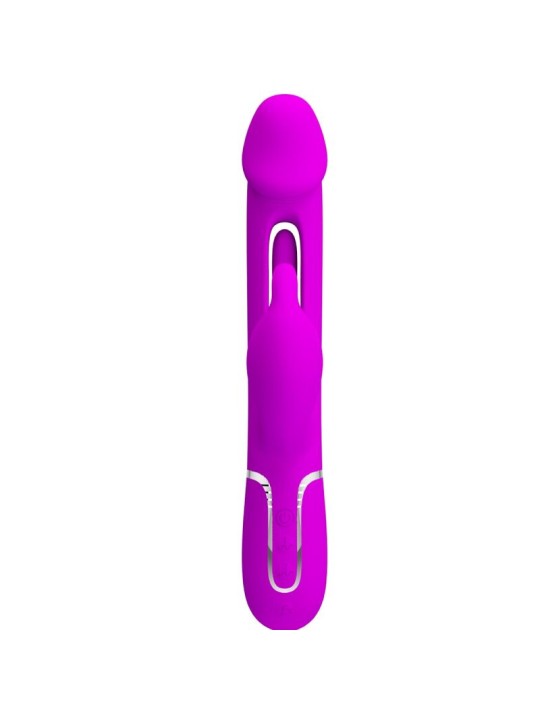 PRETTY LOVE - KAMPAS 3 IN 1 MULTIFUNCTIONELE KONIJNENVIBRATOR MET FUCH