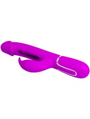 PRETTY LOVE - KAMPAS 3 IN 1 MULTIFUNCTIONELE KONIJNENVIBRATOR MET FUCH