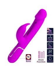 PRETTY LOVE - KAMPAS 3 IN 1 MULTIFUNCTIONELE KONIJNENVIBRATOR MET FUCH