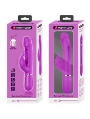 PRETTY LOVE - KAMPAS 3 IN 1 MULTIFUNCTIONELE KONIJNENVIBRATOR MET FUCH