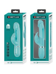 PRETTY LOVE - KAMPAS VIBRADOR RABBIT 3 EN 1 MULTIFUNCIÓN CON LENGUA VE