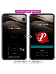 PRETTY LOVE - NYMPH OVO VIBRANTE APP CONTROLADO LILA