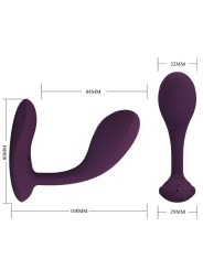 PRETTY LOVE - BAIRD G-SPOT 12 VIBRATIES OPLAADBARE LILAC APP