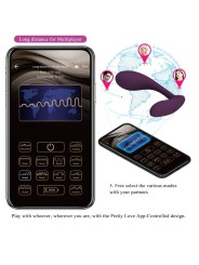 PRETTY LOVE - BAIRD G-SPOT 12 VIBRACIONES RECARGABLE LILA APP