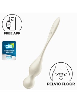 SATISFYER - BOLAS VIBRATÓRIAS DE KEGEL LOVE BIRDS BRANCO