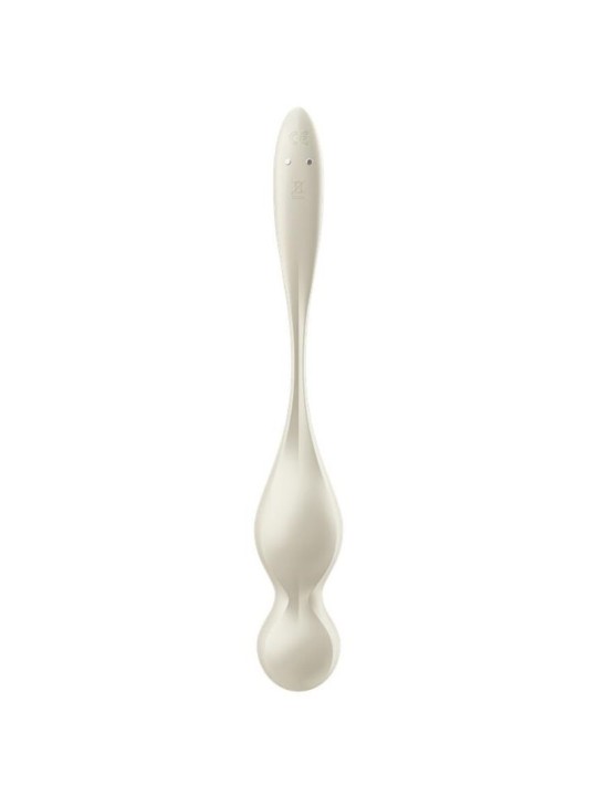 SATISFYER - LOVE BIRDS VIBRATING KEGEL BALLS WHITE