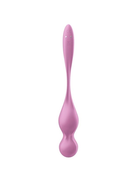 SATISFYER - LOVE BIRDS BOLAS KEGEL VIBRADORAS ROSA