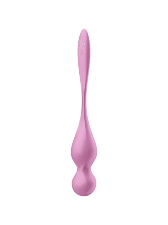 SATISFYER - LOVE BIRDS BOLAS KEGEL VIBRADORAS ROSA