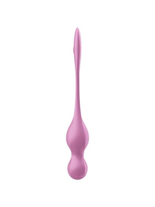 SATISFYER - BOLAS DE KEGEL VIBRANTES LOVE BIRDS ROSA