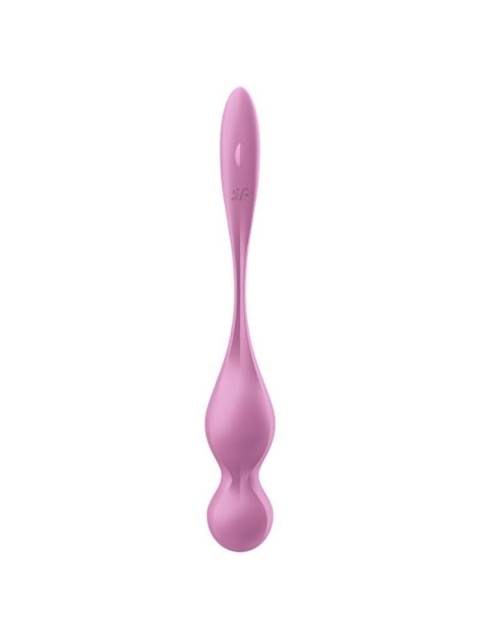 SATISFYER - LOVE BIRDS BOLAS KEGEL VIBRADORAS ROSA