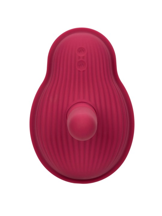 CALEXOTICS - RIDER MASSAGER DOUBLE MOTOR REMOTE CONTROL RED