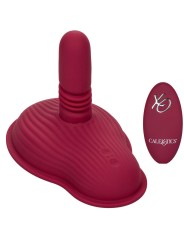 CALEXOTICS - RIDER MASSAGER DOUBLE MOTOR REMOTE CONTROL RED