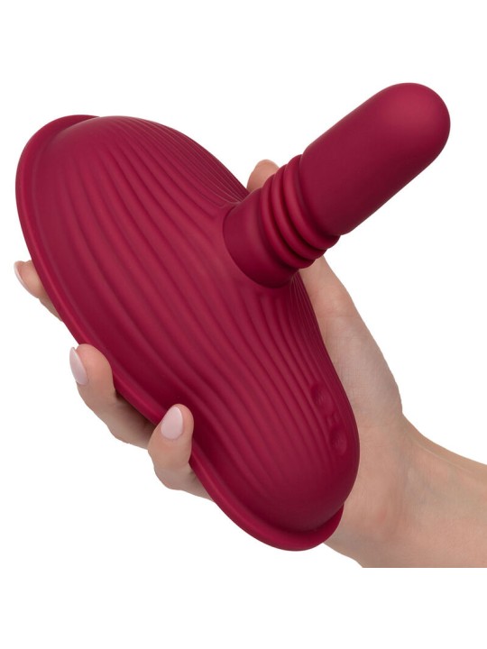 CALEXOTICS - RIDER MASSAGER DOUBLE MOTOR REMOTE CONTROL RED