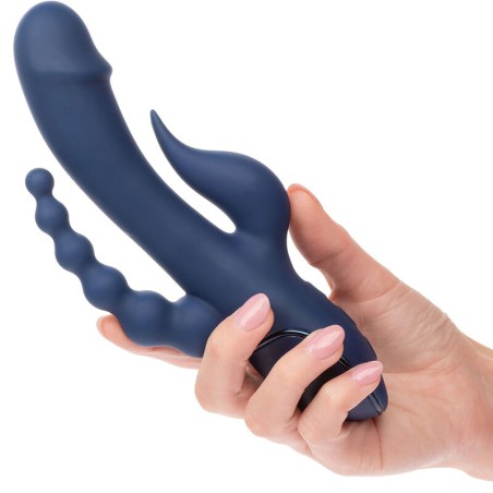 CALEXOTICS - BLAUWE DRIEVOUDIGE ORGASME VIBRATOR
