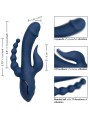 CALEXOTICS - VIBRATOR DREIFACH-ORGASMUS BLAU
