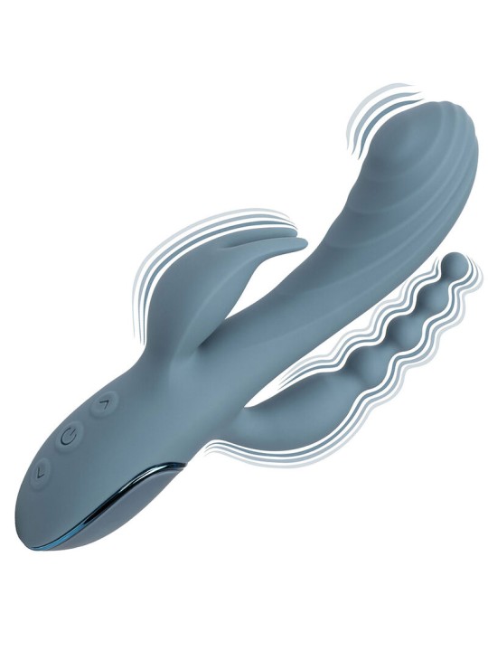 CALEXOTICS - VIBRATOR TRIPLE ECSTASY GREY
