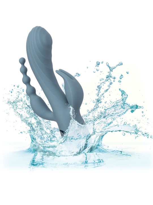 CALEXOTICS - VIBRATOR TRIPLE ECSTASY GREY
