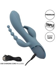 CALEXOTICS - VIBRATOR TRIPLE ECSTASY GREY