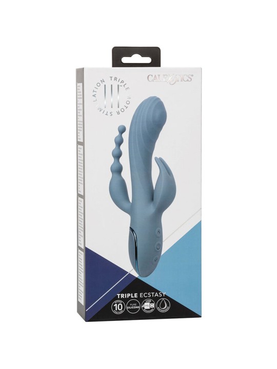 CALEXOTICS - VIBRATOR TRIPLE ECSTASY GREY