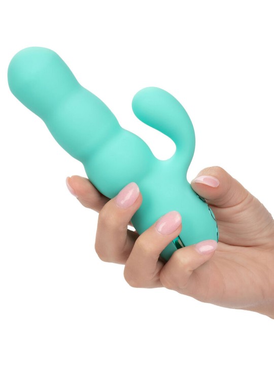 CALEXOTICS - DEL MAR DIVA VIBRATOR RABBIR AQUA GRÜN VON CALIFORNIA DRE