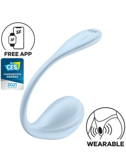 SATISFYER - GLADDE BLOEMPOT G-SPOT STIMULATOR LICHTBLAUW GRATIS APP
