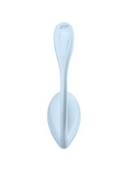 SATISFYER - ESTIMULADOR DE PONTO G DE PÉTALA LISA CÉU AZUL APLICATIVO 