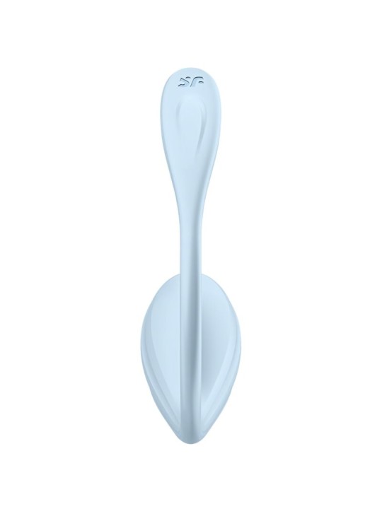 SATISFYER - ESTIMULADOR DE PONTO G DE PÉTALA LISA CÉU AZUL APLICATIVO 