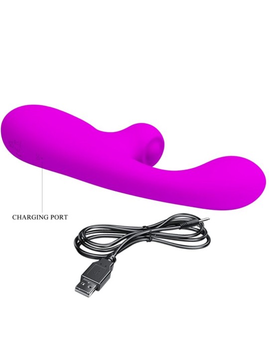 PRETTY LOVE - SKYLAR VIBRADOR ESTIMULADOR ROXO
