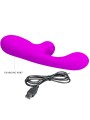 PRETTY LOVE - SKYLAR VIBRADOR ESTIMULADOR ROXO