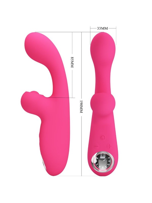 PRETTY LOVE - SKYLAR PINK STIMULATOR VIBRATOR