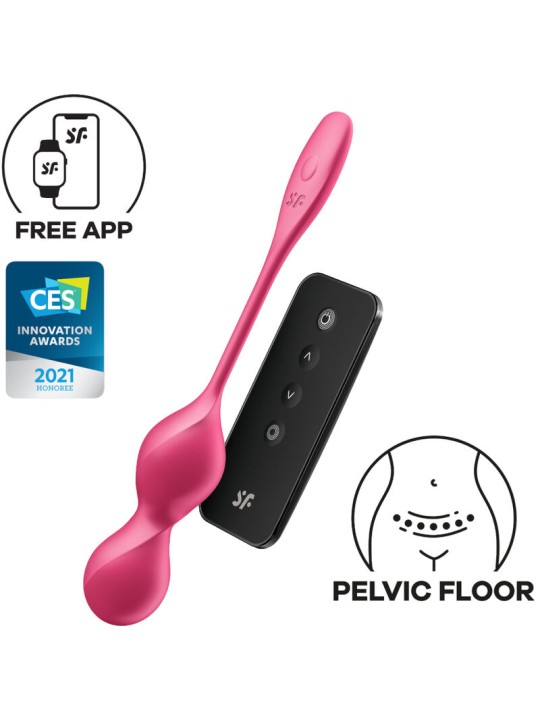 SATISFYER - LOVE BIRDS 2 VIBRIERENDE KEGEL-KUGELN + KOSTENLOSE APP