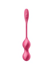 SATISFYER - LOVE BIRDS 2 BALLES VIBRANTES DE KEGEL + APPLICATION GRATU
