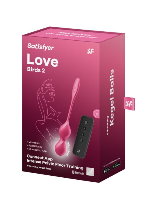 SATISFYER - LOVE BIRDS 2 VIBRIERENDE KEGEL-KUGELN + KOSTENLOSE APP