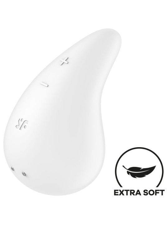 SATISFYER - DEW DROP VIBRATOR LAY-ON WHITE