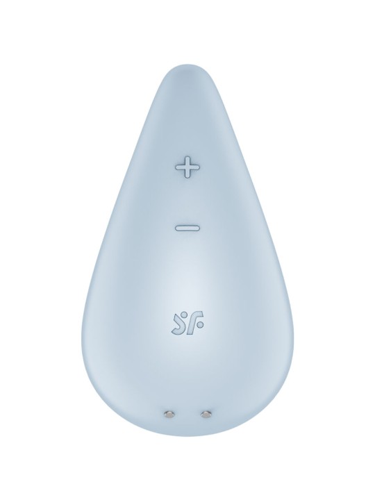 SATISFYER - VIBRATEUR DEW DROP LAY-ON BLEU