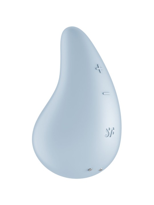 SATISFYER - DAUWDRUPPELS VIBRATOR LAY-ON BLAUW