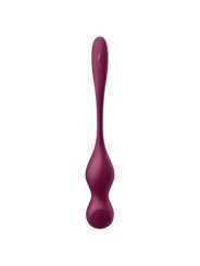 SATISFYER - LOVE BIRDS VARY VIBRATING BALLS FREE APP WINE RED