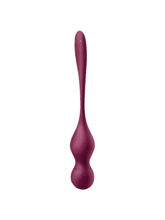 SATISFYER - LOVE BIRDS VARY VIBRIERENDE KUGELN KOSTENLOSE APP WEINROT
