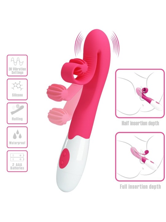 ROMANCE - VIBRATOR UND STIMULATOR 30 GESCHWINDIGKEITEN ROSA