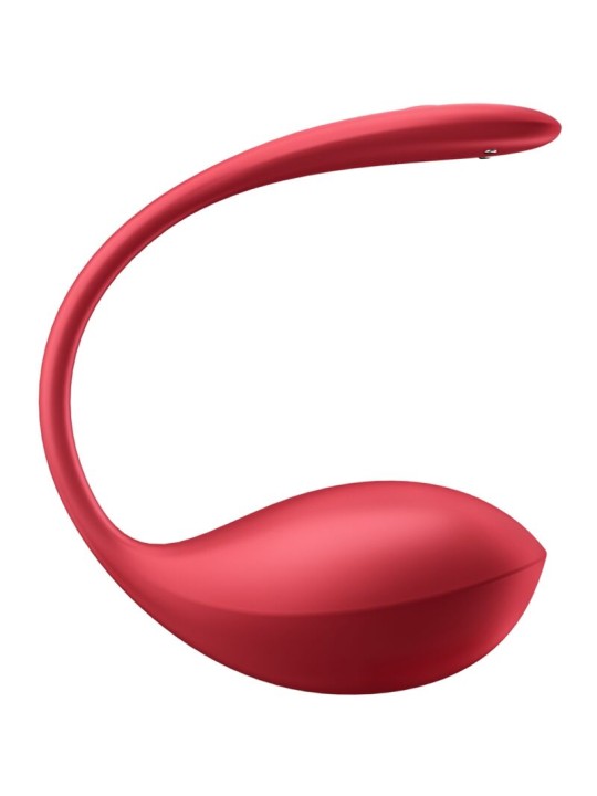 SATISFYER - SHINY PETAL G POINT REMOTE CONTROL STIMULATOR RED FREE APP