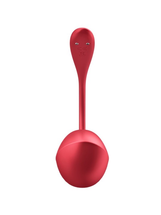 SATISFYER - SHINY PETAL ESTIMULADOR PUNTO G CONTROL REMOTO ROJO APP GR
