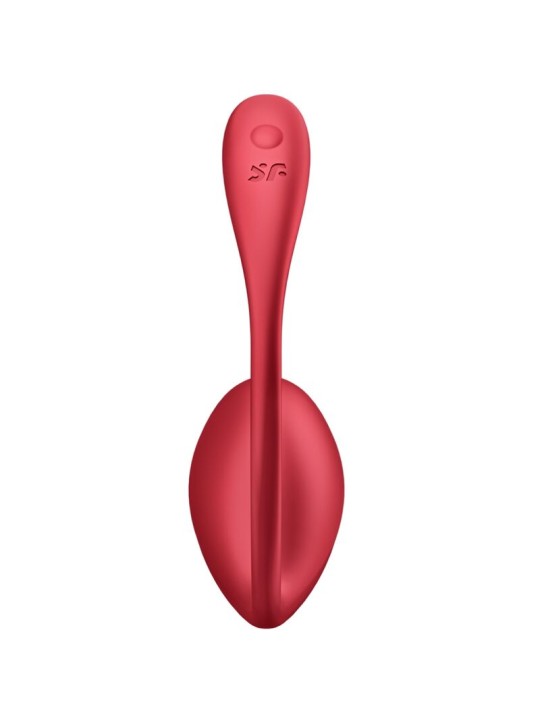 SATISFYER - SHINY PETAL G POINT REMOTE CONTROL STIMULATOR RED FREE APP