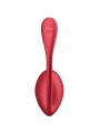 SATISFYER - GLANZENDE BLOEMEN G-SPOT STIMULATOR AFSTANDSBEDIENING ROOD