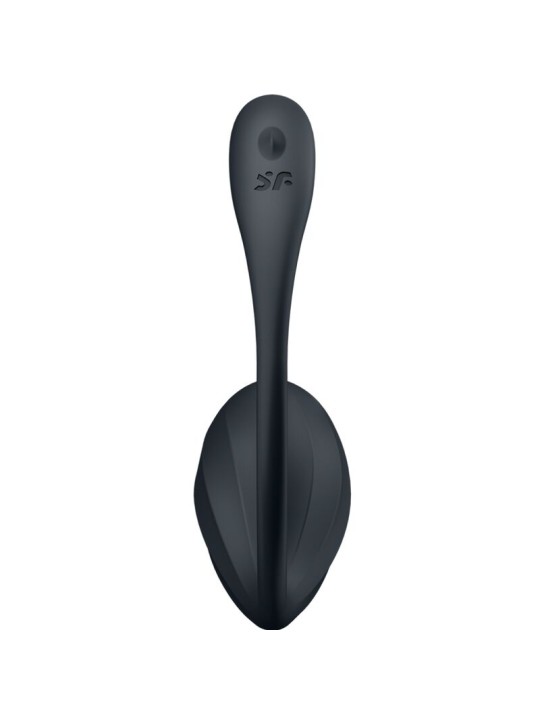 SATISFYER - RIBBED PETAL G POINT STIMULATOR REMOTE CONTROL BLACK FREE 